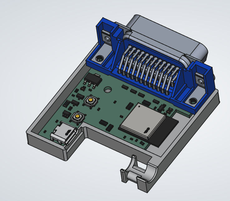 Adapter in open enclosure